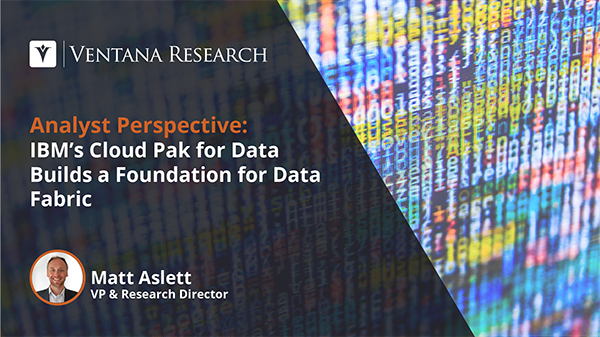 IBM’s Cloud Pak for Data Builds a Foundation for Data Fabric