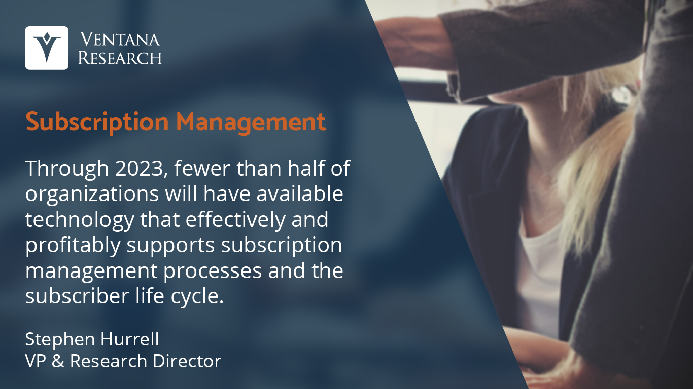 Subscription Automation Enables a Better Subscriber Experience